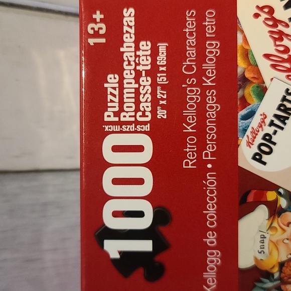 PUZZLE Game Retro Kellogs Cereal characters 1000 pc. EUC puzzle - Picture 4 of 7